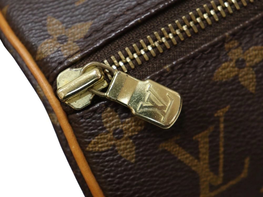 LOUIS VUITTON Papillon Monogram Brown Handbag LV Bag